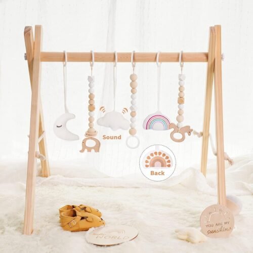 little dove Baby Play Gym Wooden Baby Gym