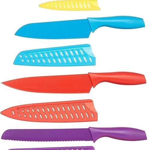 Basics Color-Coded Kitchen 12-Piece Knife Set